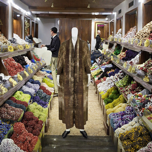 <span class=keywords><strong>2025</strong></span> thiết kế mới của phụ nữ khiêm tốn abaya DRESS mở Batwing tay áo & xếp li làm bằng polyester cho mùa hè và mùa thu lấy cảm hứng từ Dubai - Product Image 3