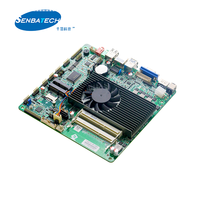 ITX-B530_D12L Itx Motherboard AMD dengan A4-5145M AMD 2.0G, prosesor ulir ganda Dual Core LVDS DDR3 Max 16GB