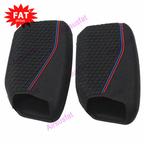 2ชิ้นฝาครอบกุญแจรถสีดำเคสกุญแจซิลิโคนแบบนิ่ม3ปุ่มสำหรับ <span class=keywords><strong>BMW</strong></span> 2023-2025 7ซีรีส์ X I5 <span class=keywords><strong>M60</strong></span> X5 X6 <span class=keywords><strong>I7</strong></span> ix - Product Image 3