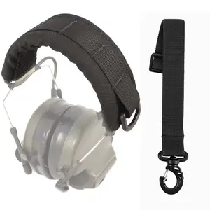 Outdoor Modular Headset Cover Molle Headband for General Tactical Earmuffs Microphone Hunting Headphone Cover