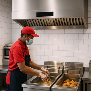 99% Filtración de campana híbrida Campana electrostática sin ventilación comercial Eliminación Campana de humos de escape sin conductos de cocina comercial - Product Image 2