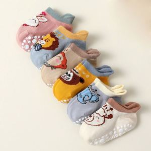 <span class=keywords><strong>Calcetines</strong></span> de bebé con dibujos animados en 3D para niños en edad preescolar, <span class=keywords><strong>calcetines</strong></span> antideslizantes de punto para recién nacidos, juego de 6 pares, <span class=keywords><strong>calcetines</strong></span> de suelo para bebés, niños y niñas, <span class=keywords><strong>talla</strong></span> 0-3 - Product Image 1
