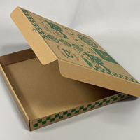 Boîtes à pizza personnalisées de différentes tailles, bon marché, avec logo, en carton ondulé, vente en gros