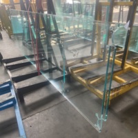Verre trempé transparent à faible teneur en fer certifié CE, verre de sécurité pour rampes d'escalier, fenêtres, portes