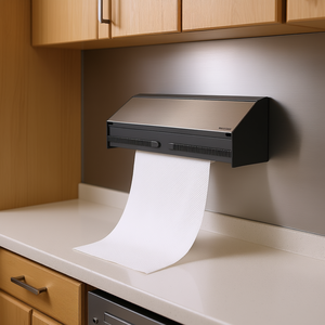 Metaltex <b>Kitchen</b> Roll Dispenser Tango Inox Stainless Steel Wall Mount For <b>Paper</b> Towels - Product Image 3