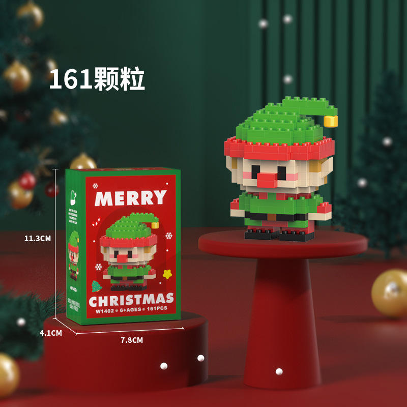 Posture debout - petit elfe 161 pièces (emballage en boîte de couleur)