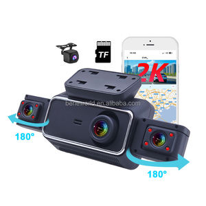 Enregistreur vidéo 4 canaux D48 Caméra embarquée avec caméras avant/arrière GPS Vision nocturne et moniteur de stationnement pour camion - Product Image 5