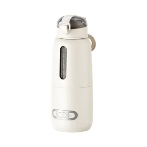 Penghangat air portabel 15000Mah, penghangat air instan Portabel 300 Mah dapat diisi ulang untuk susu Formula dengan kontrol suhu tepat ml untuk perjalanan