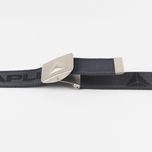 Thắt lưng nam vải dù polyester dệt kim, họa tiết khóa tùy chỉnh, logo in kim loại - Product Image 5