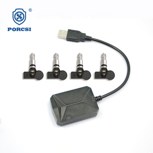 ระบบตรวจสอบแรงดันลมยางรถ porcsi ระบบ USB TPMS พร้อมเซ็นเซอร์ภายในสำหรับระบบนำทางแอนดรอยด์ - Product Image 1