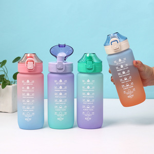 OEM Bpa Free 600ml 800ml 32 oz 1 Liter Workout Sport Motivational Gym <strong>Plastic</strong> Water <strong>Bottle</strong> with Time Marker - Product Image 5