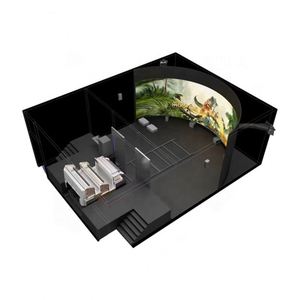 Cine de Pantalla Circular 3D de Gran Escala para Interiores, con Vista Panorámica, Sistema de Empuje para Múltiples Personas, Pantalla Holográfica Esférica, Parques de Juegos Dinámicos - Product Image 1
