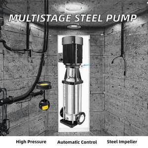 Bomba Centrífuga Vertical Multietapa de Acero Inoxidable, Bomba de Circulación de Tuberías de Frecuencia Variable para Agua Limpia OEM - Product Image 4