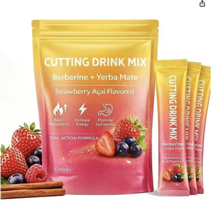 OEM Personalizado: Mezcla Instantánea en Polvo de Té de <span class=keywords><strong>Yerba</strong></span> Mate con Berberina, Sabor Fresa y Açaí, Suplemento para la Salud, Belleza y Adelgazamiento - Product Image 2
