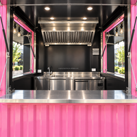 Bar à emporter en conteneur de 10 pieds pour restauration rapide, café moderne en conteneur avec espace café, restaurant en conteneur maritime personnalisé