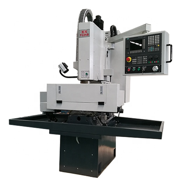 XK7124 Китай универсальный электрический сцепление с ЧПУ сверлильный фрезерный станок для металла