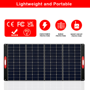 Panneaux solaires pliables ALECTER 400W ETFE Mono, efficacité 23%, portables, étanches IP65, pour le camping en plein air, l'alimentation des camping-cars - Product Image 5