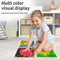 Tapis de marche sensoriels pour enfants, tapis en PVC écologique sans odeur, matériau sûr pour les jeux d'éducation préscolaire et la formation