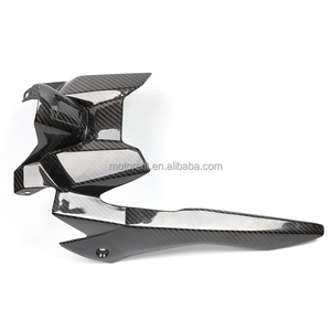 Motorrad Real Carbon Fiber Hinterreifen Hugger Kettens chutz Schlamm Kotflügel Verkleidung für Yamaha <span class=keywords><strong>MT07</strong></span> - Product Image 4