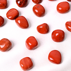 Hot Sale Nature Healing Crytsal Energy Quartz <b>Red</b> jasper Tumble Stone for - Product Image 3