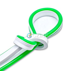 Strip lampu <span class=keywords><strong>Neon</strong></span> silikon murni, Strip cahaya <span class=keywords><strong>Neon</strong></span> lapisan elektro dua sisi 3535 RBG 18W/m 108Leds/m 12V/24V 6*12mm - Product Image 4