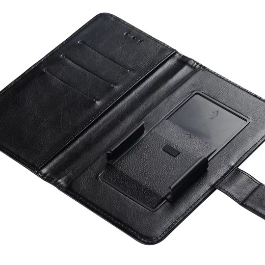 Custom 5.3-to 5.8-inch Universal PU Leather Phone Case High Quality Sliding Clamshell Phone Case
