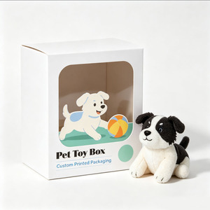 Wholesale <b>Window</b> Display Pet Toy Packaging Box Custom Printed Foldable Cardboard Retail Box for Pet Dog Cat Toys - Product Image 4
