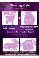Sous-vêtements menstruels jetables période culotte sous-vêtements lourds obsorber le sang menstruel