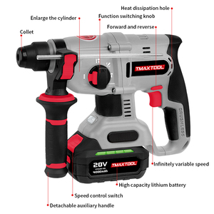 Herramientas inalámbricas <span class=keywords><strong>de</strong></span> reparación para el hogar, Taladro <span class=keywords><strong>de</strong></span> Martillo rotativo <span class=keywords><strong>de</strong></span> demolición multiusos - Product Image 2