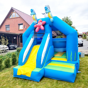 Castillo inflable comercial para fiestas al aire libre, tipo SeaWorld, para niños. - Product Image 1