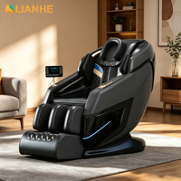 Fauteuil de massage corporel complet 3D SL Track avec haut-parleur Bluetooth HIFI, zéro gravité, commande vocale IA, contrôle de la minuterie et alimentation secteur