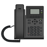 Teléfono IP Empresarial KS30 con Doble Cuenta VoIP, Pantalla LCD Retroiluminada de 2.3 Pulgadas, Voz HD, Escritorio, OEM, ODM, Fábrica, Sistema Operativo Linux, Protocolo SIP