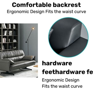 Ensemble de canapés de bureau modernes en cuir de haute qualité pour la maison, le bureau, l'appartement ou l'hôpital – Mobilier élégant pour salon - Product Image 4