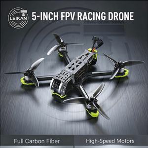Drone da Corsa FPV con Telaio in Fibra di Carbonio da 5 Pollici, Quadricottero RC ad Alta Velocità per Fotografia Aerea e <span class=keywords><strong>Volo</strong></span> Freestyle - Product Image 1