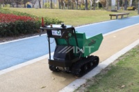 Mini Backhoe Loader Listrik Baru Kapasitas 300kg Crawler Loader dengan Komponen Inti Berbantalan
