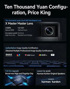 Projecteur domestique XGIMI RS20 Plus 4K RGB Triple Laser 3200 Lumens Haut-parleurs intégrés <span class=keywords><strong>Netflix</strong></span> Zoom optique IMAX Portable GMUI 6 - Product Image 5