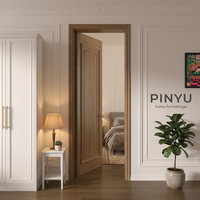 Moulure décorative d'angle blanc pur en bois massif pour armoire, placard de chambre, aménagement intérieur et assemblage de porte