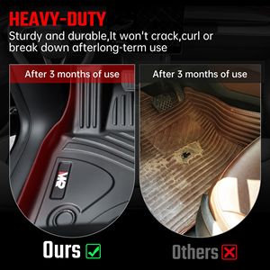 All-Weather <b>TPE</b> Waterproof Anti-Slip for Model Y 2021-2022 Full Coverage Car Liners 6 PCS Set D0100XU810Y All-Weather - Product Image 2