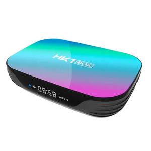 Nuevo Android TV Box HK1 Rbox Max 8k HD Smart TV Box <span class=keywords><strong>HK1BOX</strong></span> IPTV BOX con Android 9.0 S905x3, 4GB de RAM y 32GB, 64GB o 128GB de ROM (2026) - Product Image 1