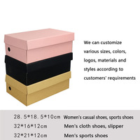Boîte à Chaussures Vierge en Carton de Luxe en Gros pour Baskets, avec Logo Personnalisé pour Emballage Cadeau