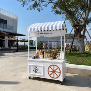 Chariot de vente multifonctionnel pour marché nocturne, stand de fleurs de <span class=keywords><strong>catalpa</strong></span>, chariot commercial pour centre commercial, camion de restauration extérieur, usage commercial, Chine - Product Image 3