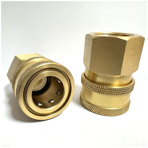 Raccordi per Idropulitrice ad Alta Pressione, Raccordo a Pressione in Ottone 1/2 Femmina con Accoppiamento Rapido - Product Image 1