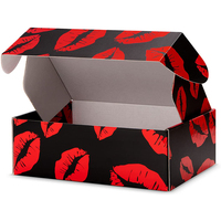 Emballage personnalisé pour vêtements, boîte en carton pour abonnement cadeau, emballage postal, boîte pliante en carton ondulé pour l'expédition