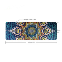 Tapis de yoga en caoutchouc PU de luxe de haute qualité, écologique, antidérapant, avec impression de logo personnalisé ZENJOY