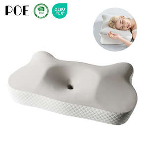 Hete Aanbieding Orthopedisch Insomnia Contour Draagbaar Vlinder Ademend Medisch Therapeutisch Ergonomisch Traagschuim Nekkussen - Product Image 1