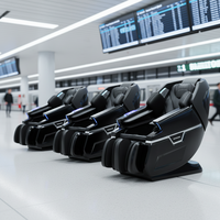 Fauteuil de massage commercial 4D corps entier avec système de paiement 2026 Mouvement 4D Gear