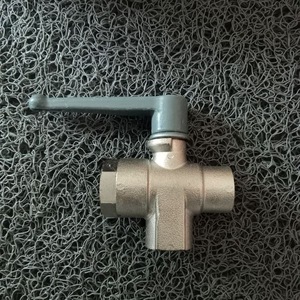 Robinet à bille Legris 1/2 pouce en acier bronze pour utilisation industrielle et eau - Product Image 1
