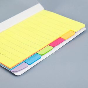 แท็บคั่นหนังสือแบบมีเส้นบรรทัด 60 สีนีออนแบบคละสี พร้อมกระดาษโน้ตแบบมีเส้นบรรทัด ติดเองได้ - Product Image 2