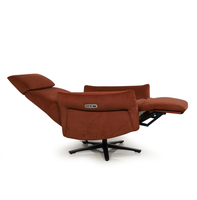 Fauteuil inclinable électrique pivotant en tissu avec port de charge USB, canapé simple pour salon, mobilier de maison