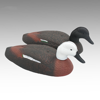 Moitié Flottant Blanc Corps Complet Mousse Shell Ture Soufflage Électrique Mouvement EVA Plastique Colvert Bois Canard Leurre Chasse à Vendre